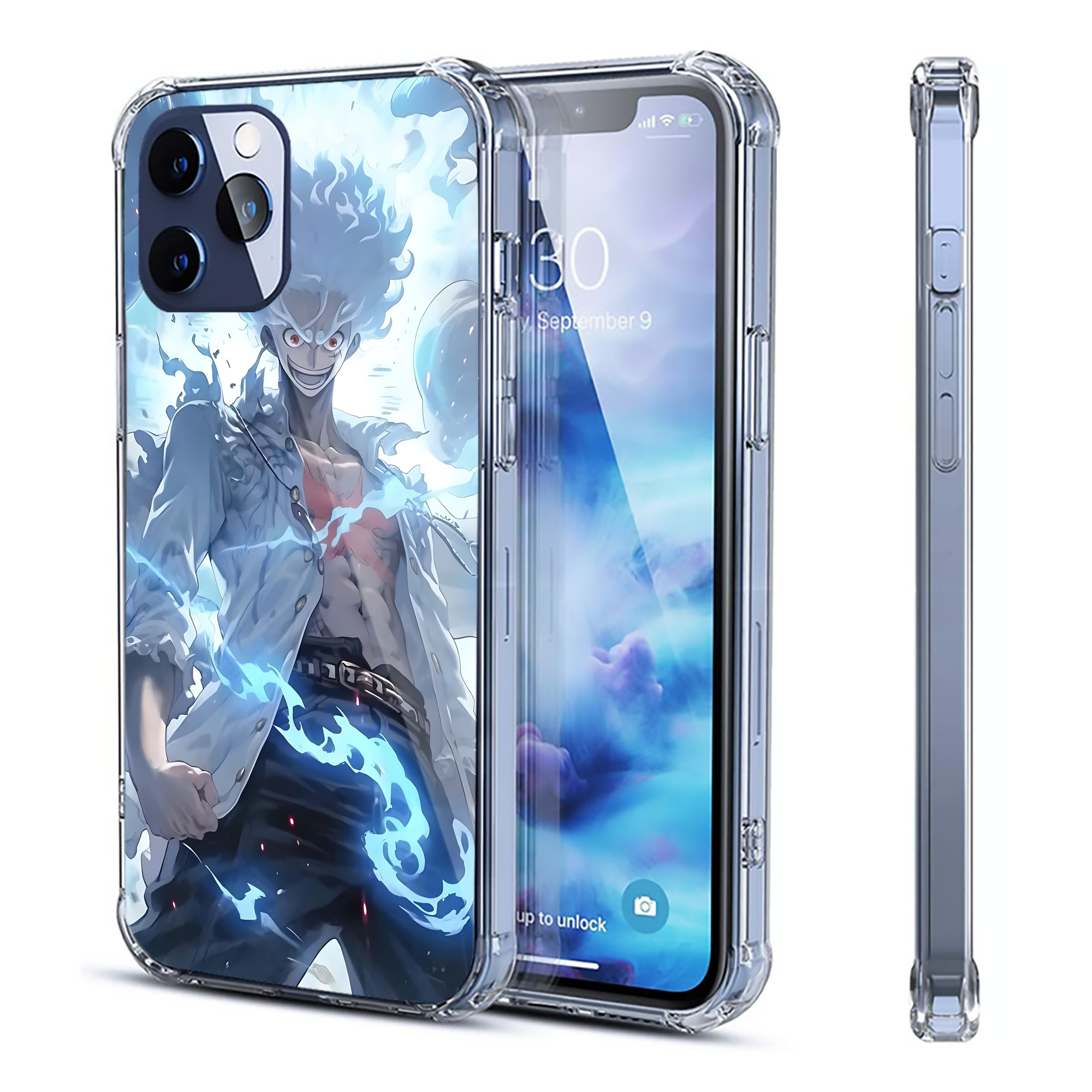 ワンピース ONE PIECE 【iPhone 12シリーズ対応】透明スマホケース（クリアソフトケース）